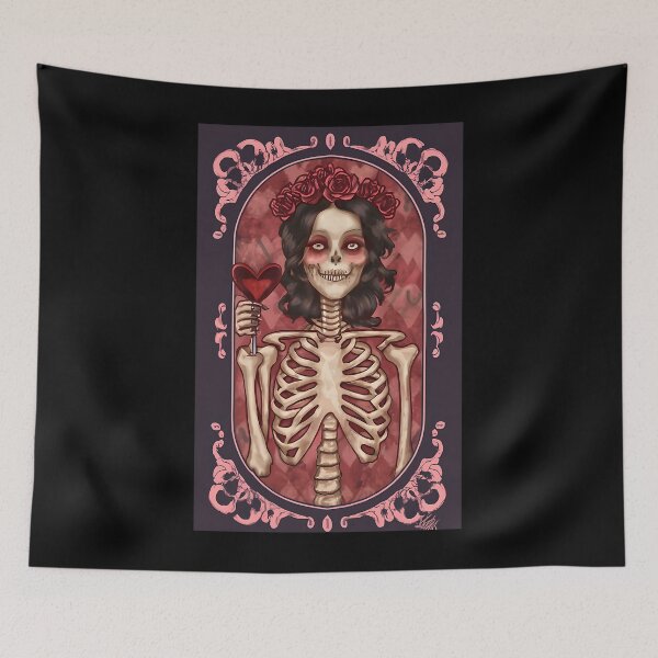 Item preview, Skeleton Valentine Feast Macabre Love designed and sold by zggihsxqj4.