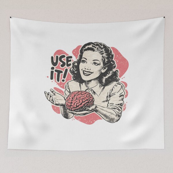 Item preview, use your brain designed and sold by itswallcraft.