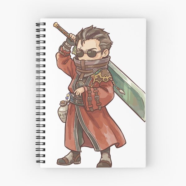 Item preview, Auron Final Fantasy X FF10 FFX designed and sold by bapupa.