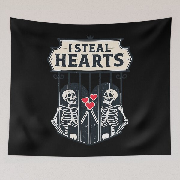 Item preview, I Steal Hearts Skeleton Valentine designed and sold by zggihsxqj4.