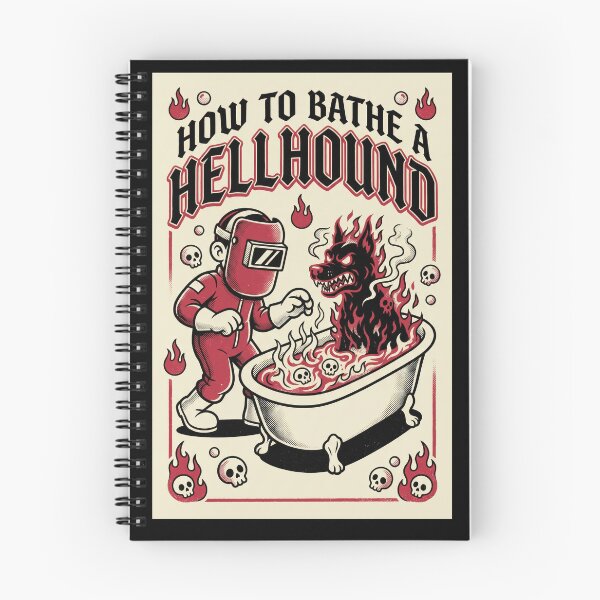 Item preview, How To Bathe A Hellhound designed and sold by Flying Doggo.