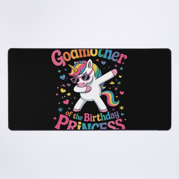 Item preview, Godmother of the Birthday Princess Girl Dabbing Unicorn designed and sold by VerseFarm.
