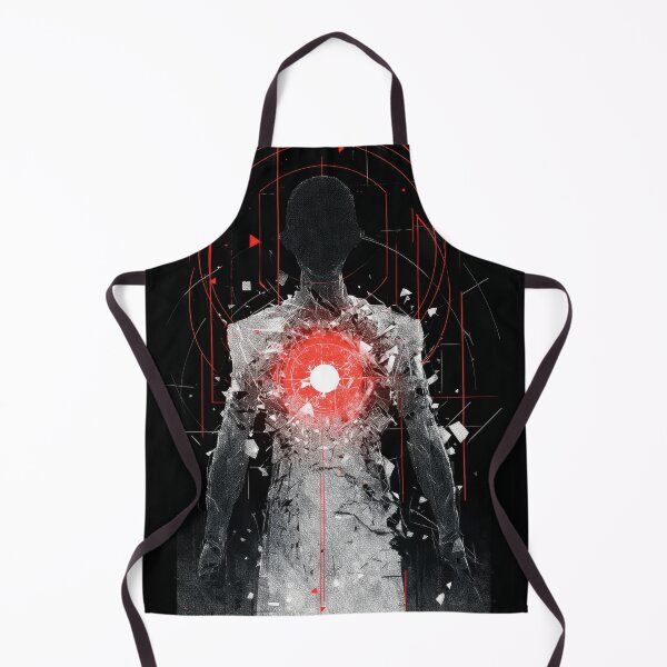 Item preview, Crimson Core – Futuristic Cyber Entity designed and sold by wolfgangrainer.