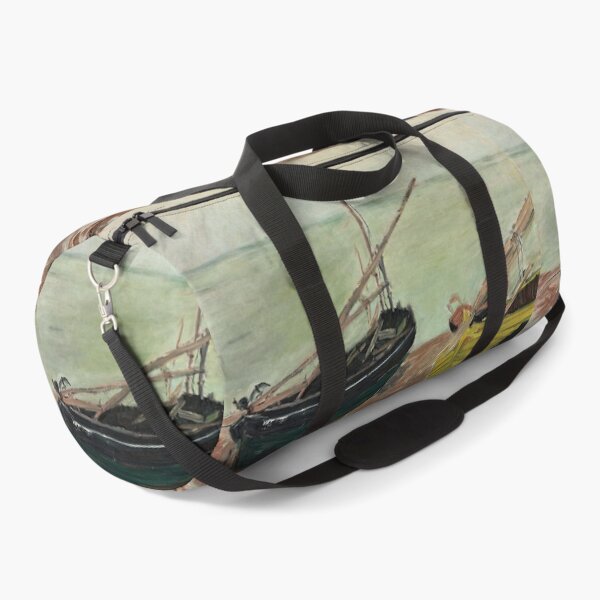 Item preview, Etude De Bateaux Sur La Plage Detretat by Claude Monet: Coastal Impressionist Print designed and sold by artofuniverse.
