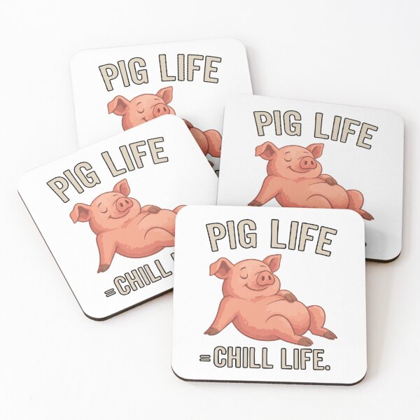 Item preview, Pig Life = Chill Life – Relaxed Pig Chill Vibes Design designed and sold by storelibertys.