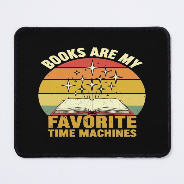 Item preview, Books Are My Favorite Time Machines – Retro Sunset Book Lover Gift for Readers, Writers & Dreamers designed and sold by Bright Nest Studio.
