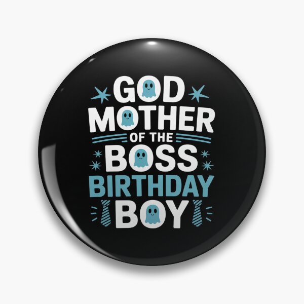 Item preview, Godmother Of The Boss Birthday Boy Baby Decor Family Matchin designed and sold by VerseFarm.