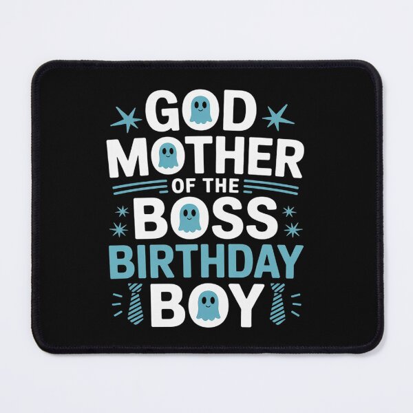 Item preview, Godmother Of The Boss Birthday Boy Baby Decor Family Matchin  designed and sold by VerseFarm.