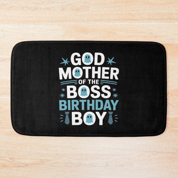 Item preview, Godmother Of The Boss Birthday Boy Baby Decor Family Matchin  designed and sold by VerseFarm.