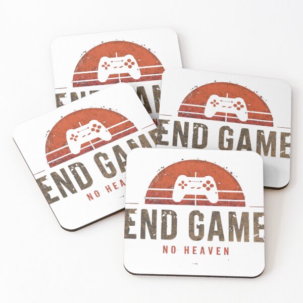 Item preview, END GAME – No Heaven ? Retro gaming vibes for true gamers. Perfect for t-shirts, stickers, hoodies & gifts. Minimal • Vintage • Gamer style    designed and sold by No Heaven.