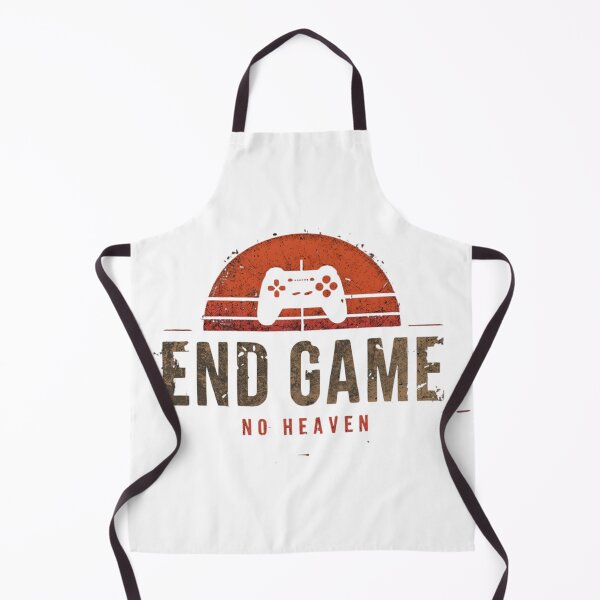 Item preview, END GAME – No Heaven ? Retro gaming vibes for true gamers. Perfect for t-shirts, stickers, hoodies & gifts. Minimal • Vintage • Gamer style designed and sold by No Heaven.