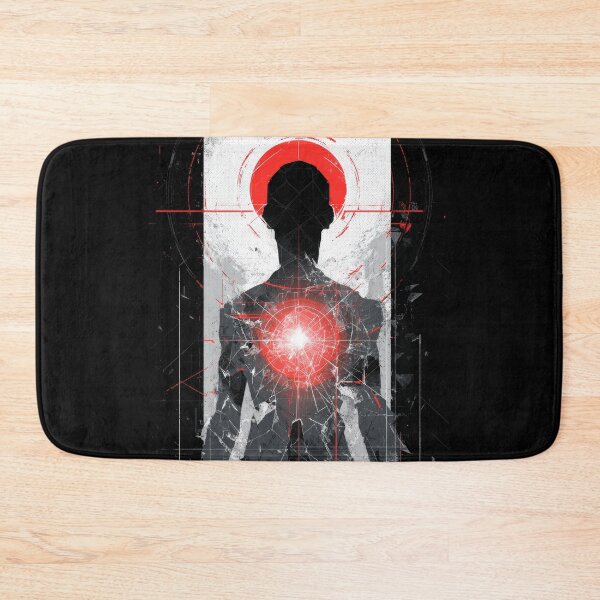 Item preview, Crimson Core – Futuristic Cyber Entity designed and sold by wolfgangrainer.