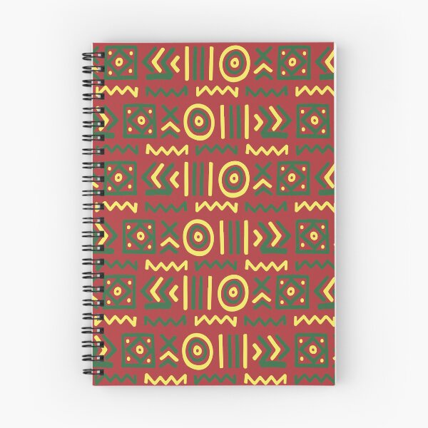 Item preview, Authentic Bogolan pattern yellow red green designed and sold by Wolagno.