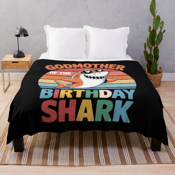 Item preview, Godmother of the Shark Birthday God Mom Matching Family designed and sold by VerseFarm.