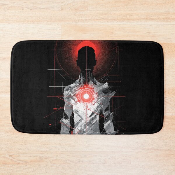 Item preview, Crimson Core – Futuristic Cyber Entity designed and sold by wolfgangrainer.