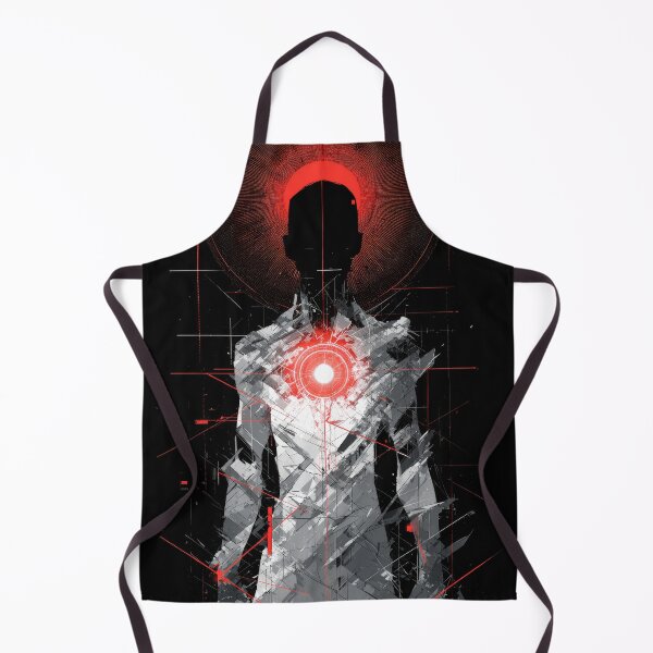 Item preview, Crimson Core – Futuristic Cyber Entity designed and sold by wolfgangrainer.