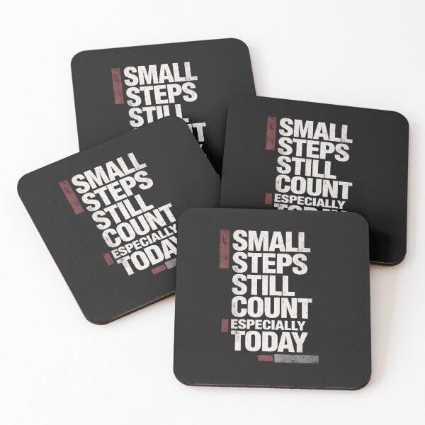 Item preview, Small Steps Still Count Especially Today – Minimal Motivational Typography Design designed and sold by TTStudio.