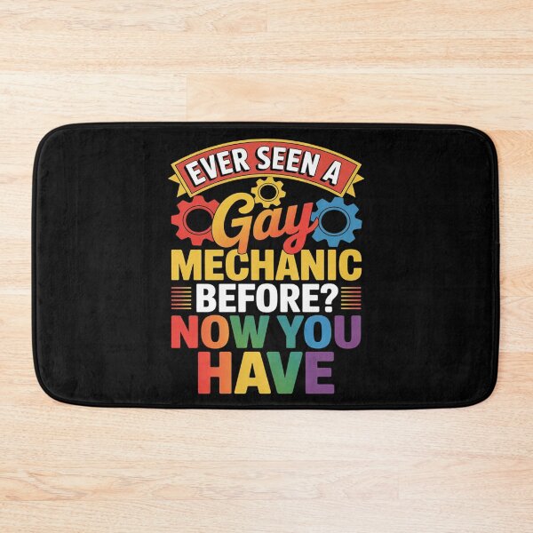 Item preview, LGBTQ Gay Pride Ever Seen A Gay Mechanic Before  designed and sold by KotexTemu.