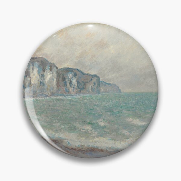 Item preview, Falaise De Pourville by Claude Monet: Coastal Cliff Impressionist Art Print designed and sold by artofuniverse.
