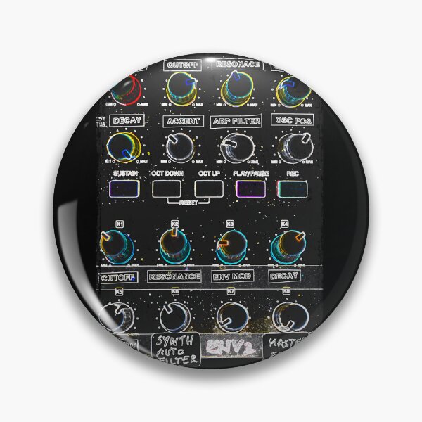 Item preview,  Analog Synthesizer Knobs With Labels Auto Filter Waster  designed and sold by BrianCFulleon22.