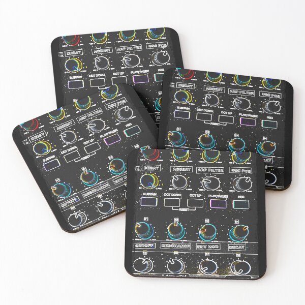 Item preview,  Analog Synthesizer Knobs With Labels Auto Filter Waster  designed and sold by BrianCFulleon22.
