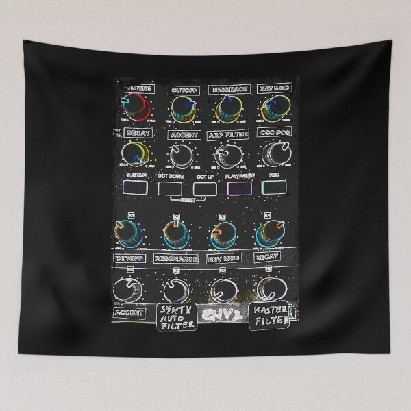 Item preview,  Analog Synthesizer Knobs With Labels Auto Filter Waster  designed and sold by BrianCFulleon22.