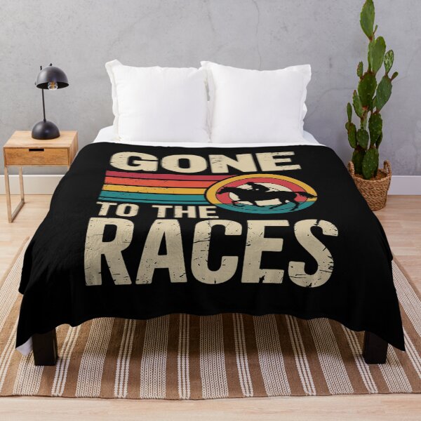 Item preview, Gone To The Races Retro Loves American Quarter Horse Racing designed and sold by VerseFarm.