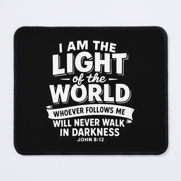 Item preview, John 8:12 I Am The Light Of The World designed and sold by plushism.