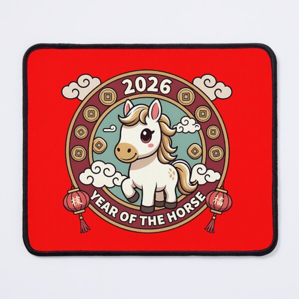 Item preview, Cute Horse 2026 - Spring Festival designed and sold by GrumpySableye.