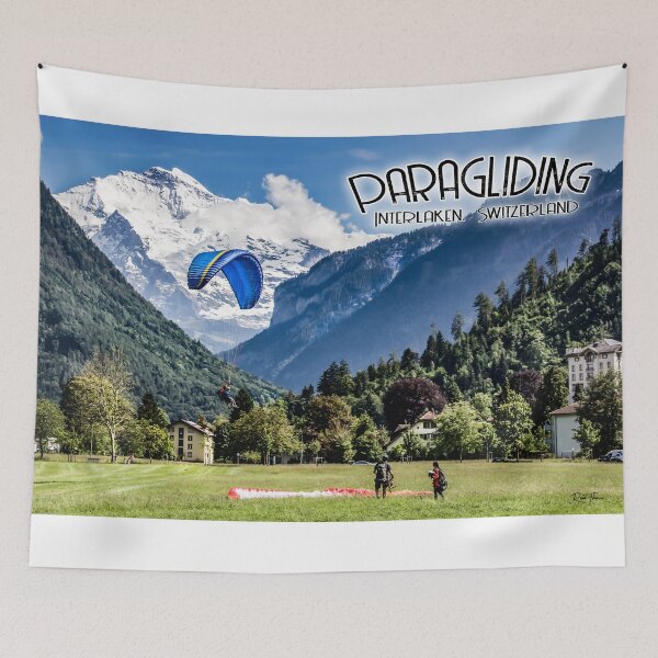 Item preview, Paragliding Interlaken, Switzerland designed and sold by Russell Thorne.