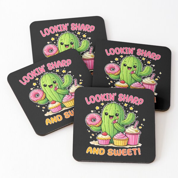 Item preview, Lookin Sharp and Sweet Funny Cactus Food Pun designed and sold by Mr Lee.
