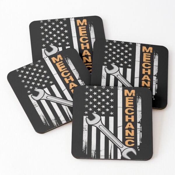 Item preview, Mechanic American Flag  designed and sold by KotexTemu.