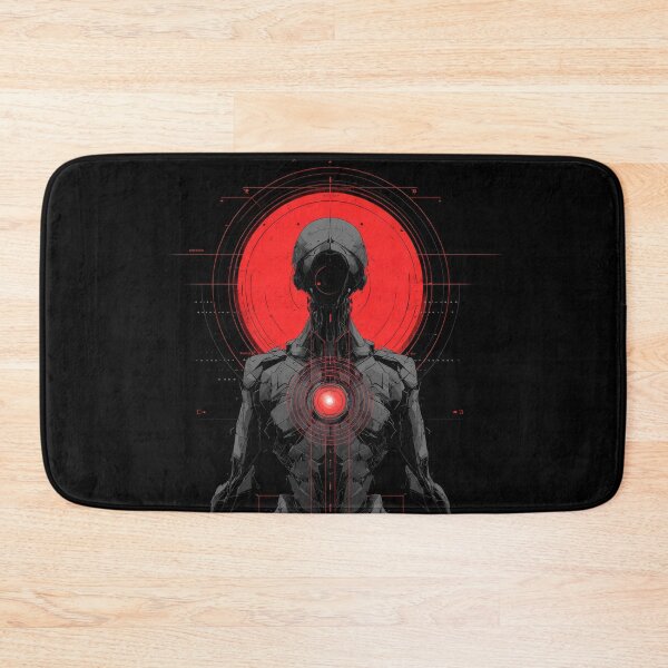 Item preview, Crimson Core – Futuristic Cyber Entity designed and sold by wolfgangrainer.