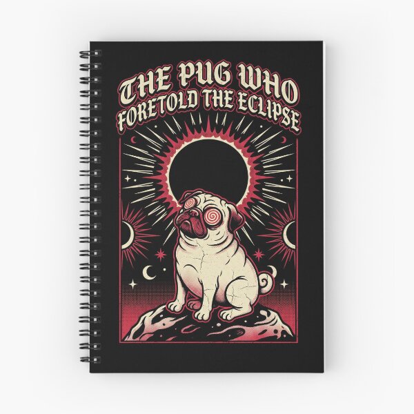 Item preview, The Pug Who Saw The Eclipse designed and sold by Flying Doggo.