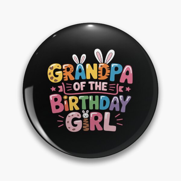 Item preview, Grandpa Of The Birthday Girl Family Pig Party Decorations  designed and sold by VerseFarm.