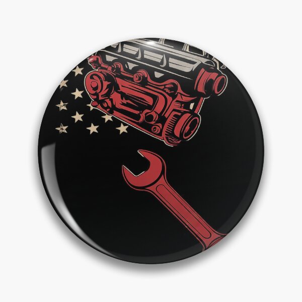 Item preview, Mechanic American Flag Heart Patriotic Vintage USA  designed and sold by KotexTemu.