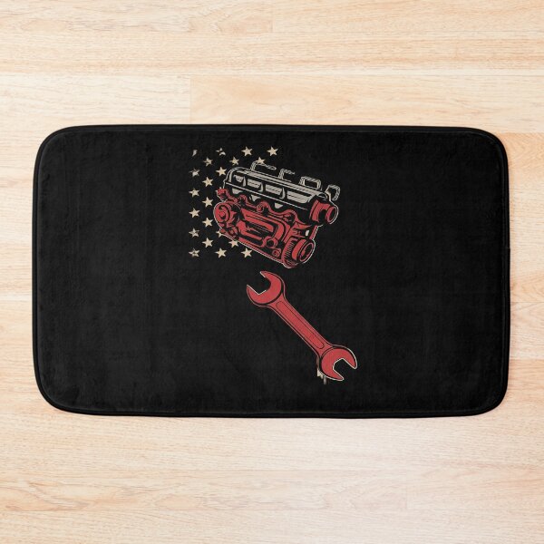 Item preview, Mechanic American Flag Heart Patriotic Vintage USA  designed and sold by KotexTemu.