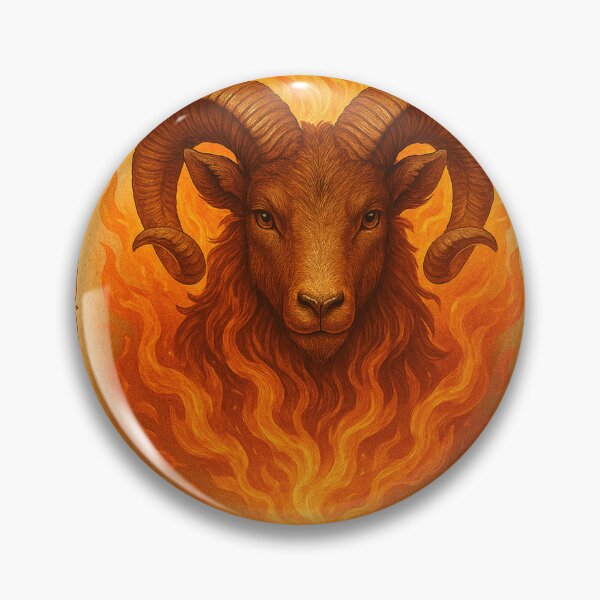 Item preview, Aries Zodiac Vintage Card – The Fearless Flame designed and sold by the-dovlat.