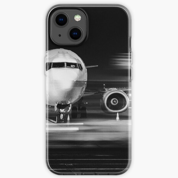 airplane front close-up iPhone Soft Case