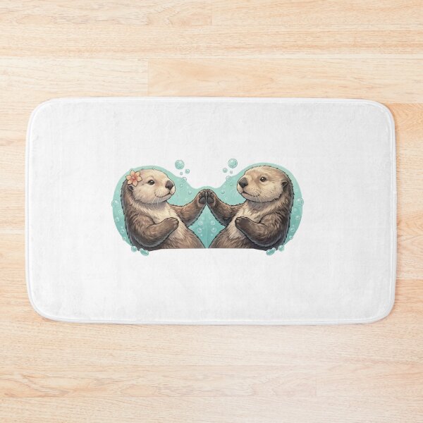 Item preview, Partners In Time - Otter Holding Hands Matching designed and sold by Petzzz.