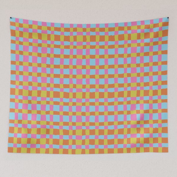 Item preview, Irregular multicolor gingham designed and sold by mirimo.