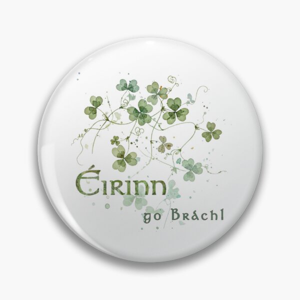 Item preview, Emerald Isles: Loose Watercolor Shamrocks designed and sold by WatercolourLily.