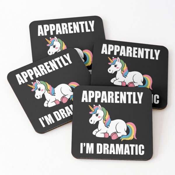 Item preview, Apparently I'm Dramatic Unicorn designed and sold by SignaturalGen.