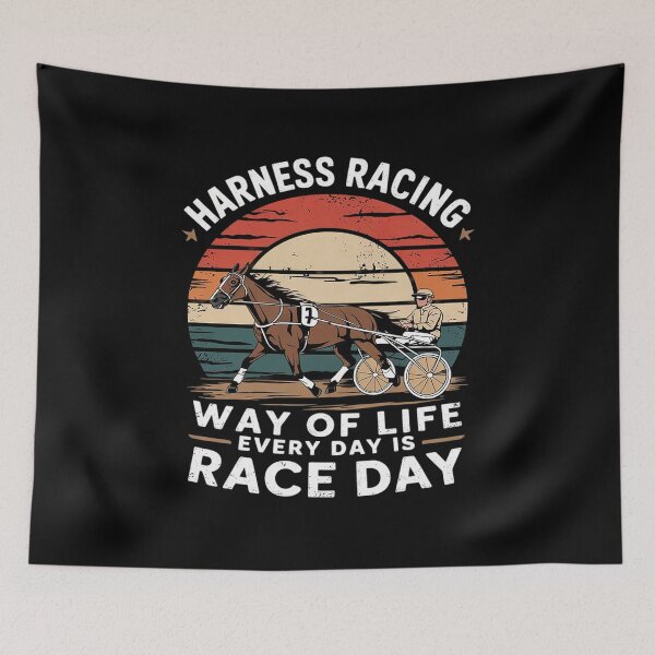Item preview, Harness Racing Way Of Life Horse Racing Track Trotter  designed and sold by VerseFarm.