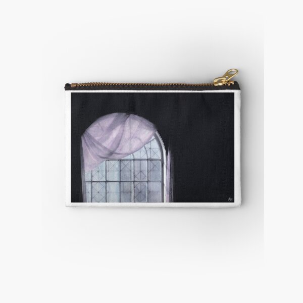 Item preview, Pink Curtain in an Arched Window designed and sold by Wayne King.