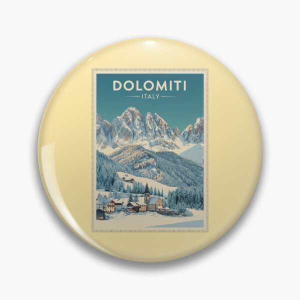 Item preview, Dolomiti Vintage Travel Art - Mountain - Italy designed and sold by Wanderprintt.