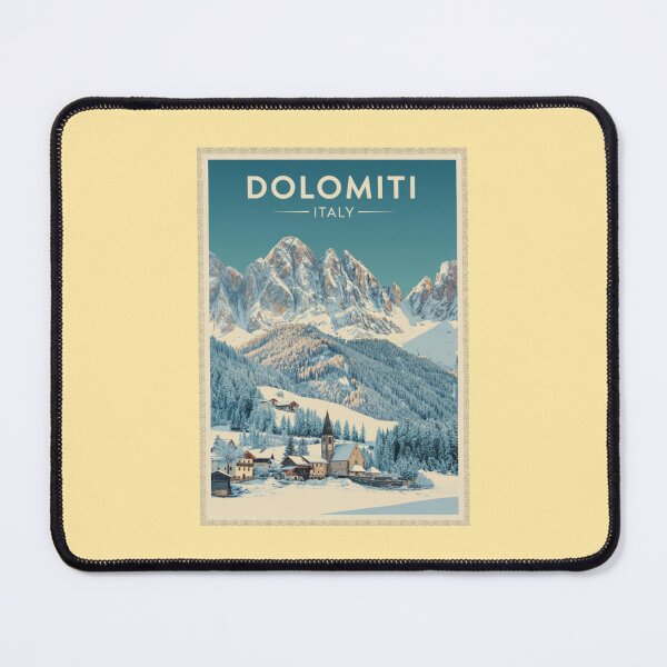 Item preview, Dolomiti Vintage Travel Art - Mountain - Italy designed and sold by Wanderprintt.