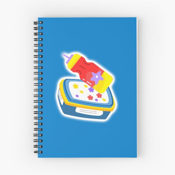 Item preview, Cute Sipper & Lunch Box Illustration | Kids School Essentials Sticker designed and sold by steekeets.