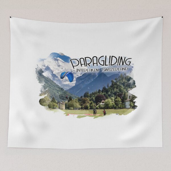 Item preview, Paragliding in Interlaken, Switzerland designed and sold by Russell Thorne.