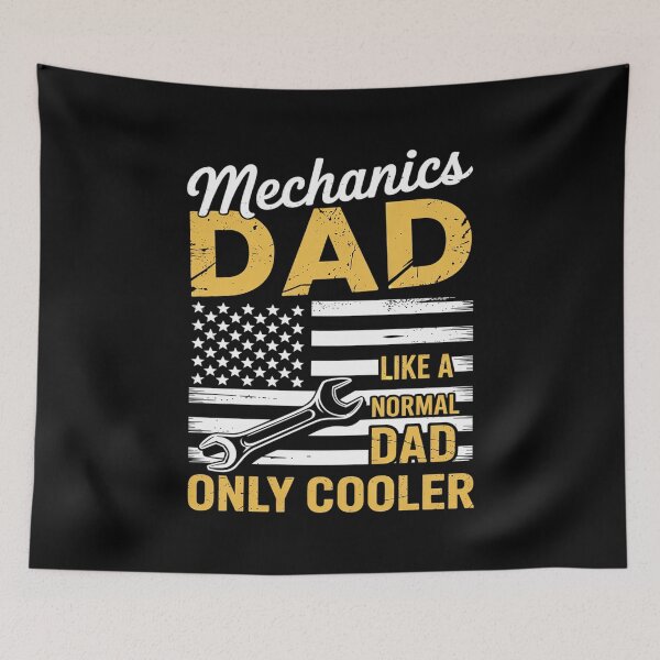 Item preview, Mechanic Dad Like Normal US Flag Patriotic Daddy Papa Men designed and sold by KotexTemu.